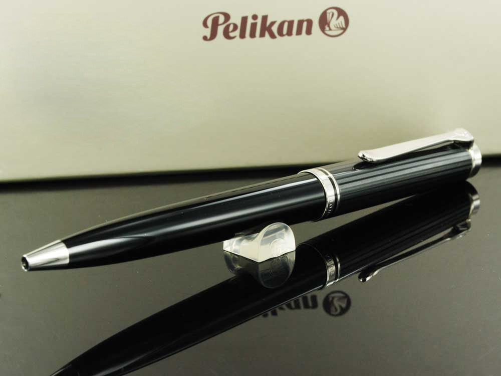 Pelikan K805 Stresemann Ballpoint pen,  Silver trim, 957530