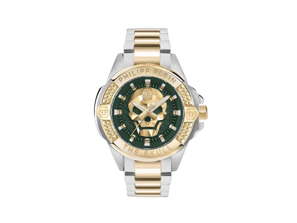 Philipp Plein The Skull Quartz Watch, Green, 44mm, PWAAA2825