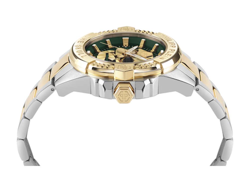 Philipp Plein The Skull Quartz Watch, Green, 44mm, PWAAA2825