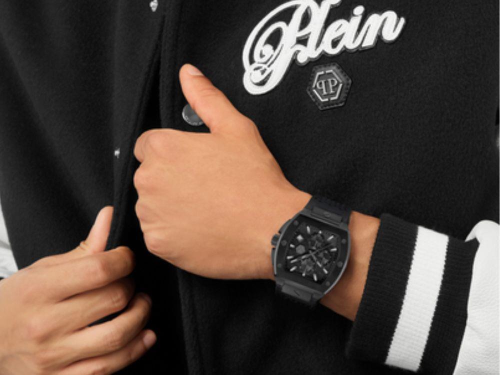 Philipp Plein Majesty Quartz Watch, Black, 45 mm, Mineral crystal, PWBHA0226