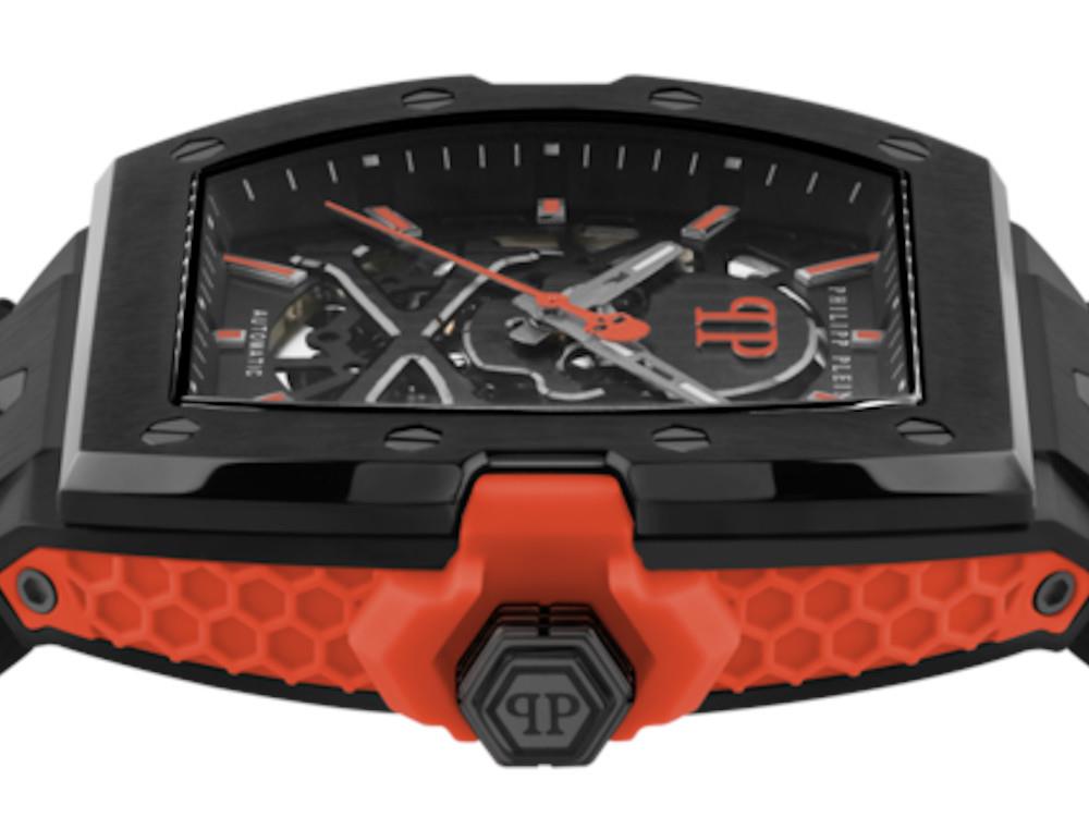 Philipp Plein The Skeleton 2.0 Automatic Watch, Black, 44 mm, PWJFA1326