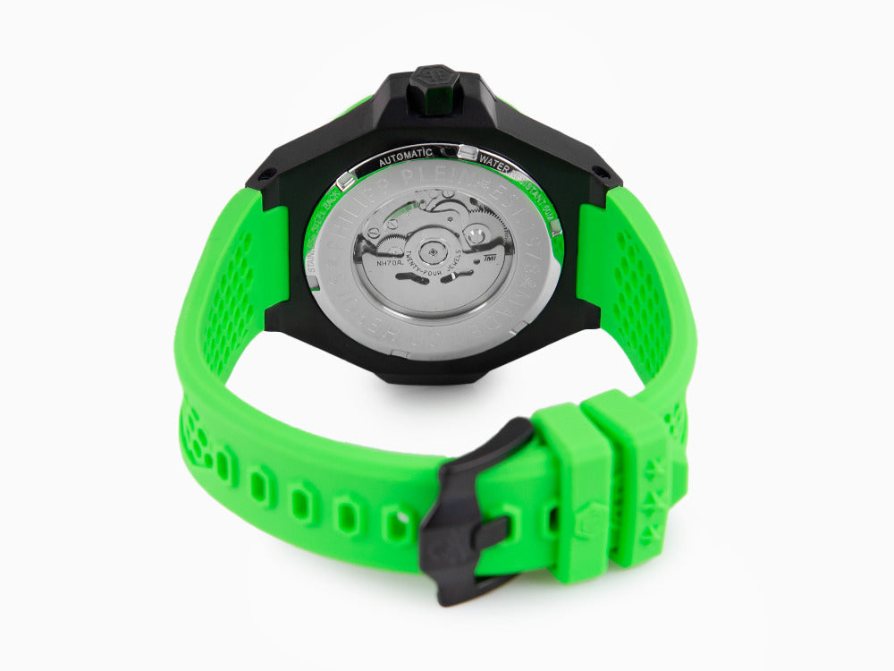 Philipp Plein Skeleton Royal Automatic Watch, PVD, Black, 46 mm, PWPFA0624