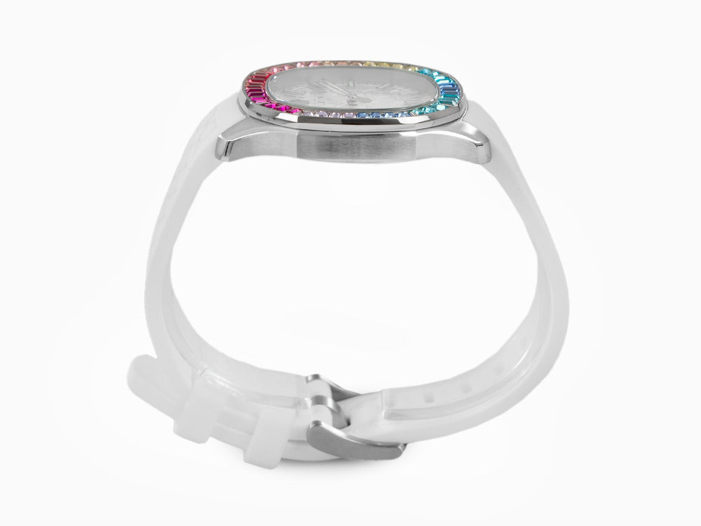 Philipp Plein Lady Quartz Watch, White, 38 mm, Mineral crystal, PWTAA0223