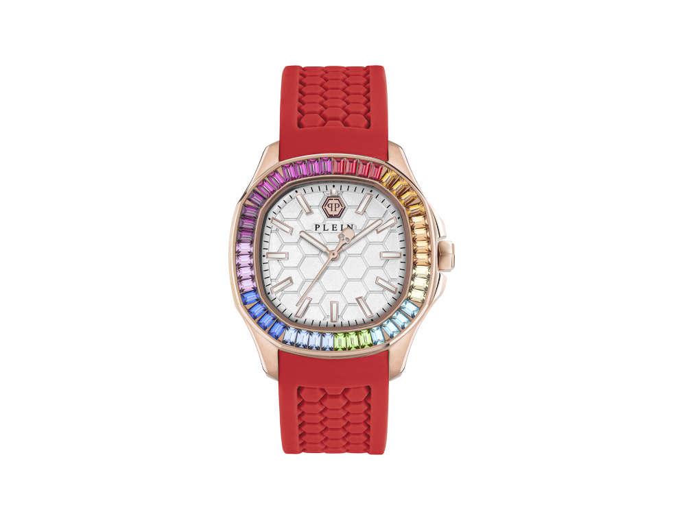 Philipp Plein Spectre Lady Quartz Watch, White, 38 mm, PWTAA1024