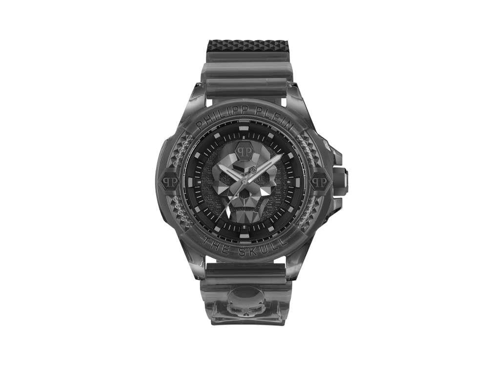 Philipp Plein The Skull Synthetic Quartz Watch, Polycarbonate, 44 mm, PWWAA0523