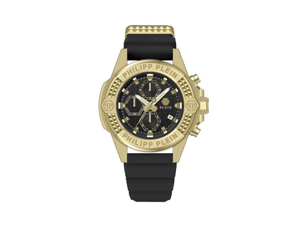 Philipp Plein The Skull Chrono Quartz Watch, Black, 44 mm, PWWFA0225