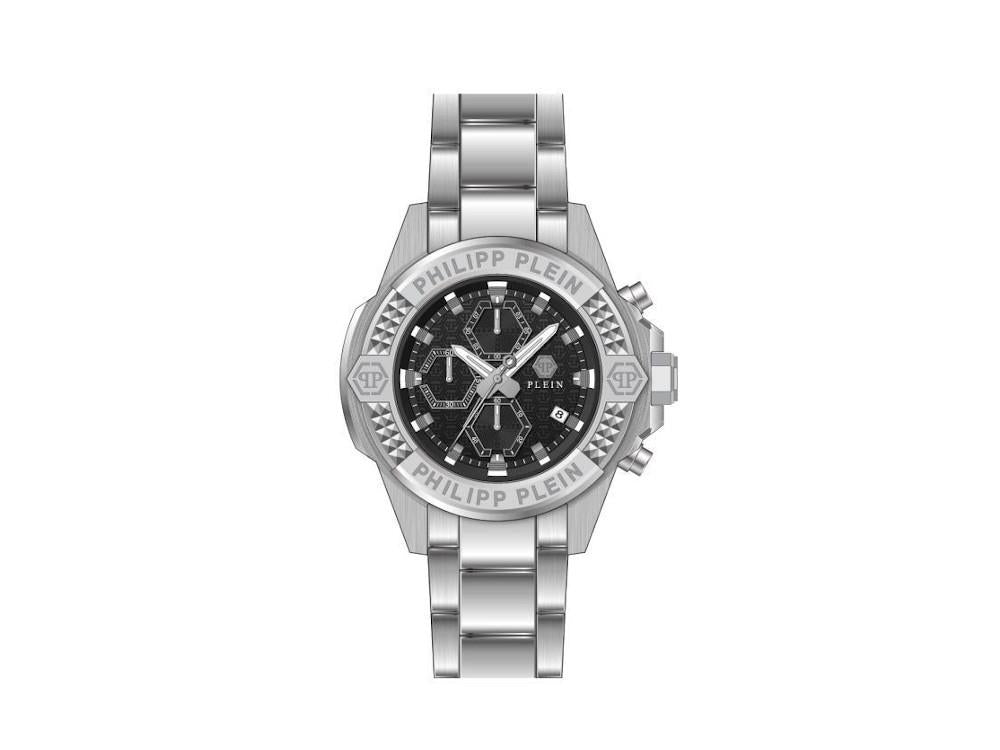 Philipp Plein The Skull Chrono Quartz Watch, Black, 44 mm,  PWWFA0425