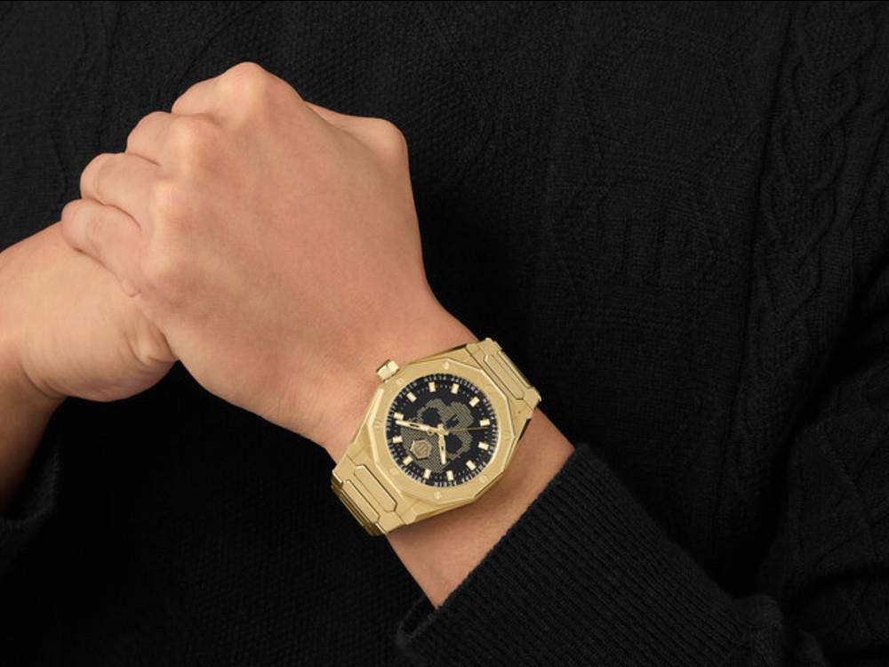 Philipp Plein Plein Deluxe Quartz Watch, Black, 44 mm, PWWGA0326