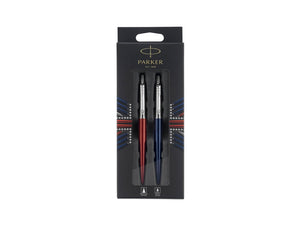 Parker Jotter Kensington & Royal Ballpoint pen set, Lacquer, Blue / Red, 2033154