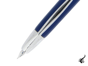 Pilot Capless Fountain Pen, Blue, Chrome, FK-1500-RH-BLUE