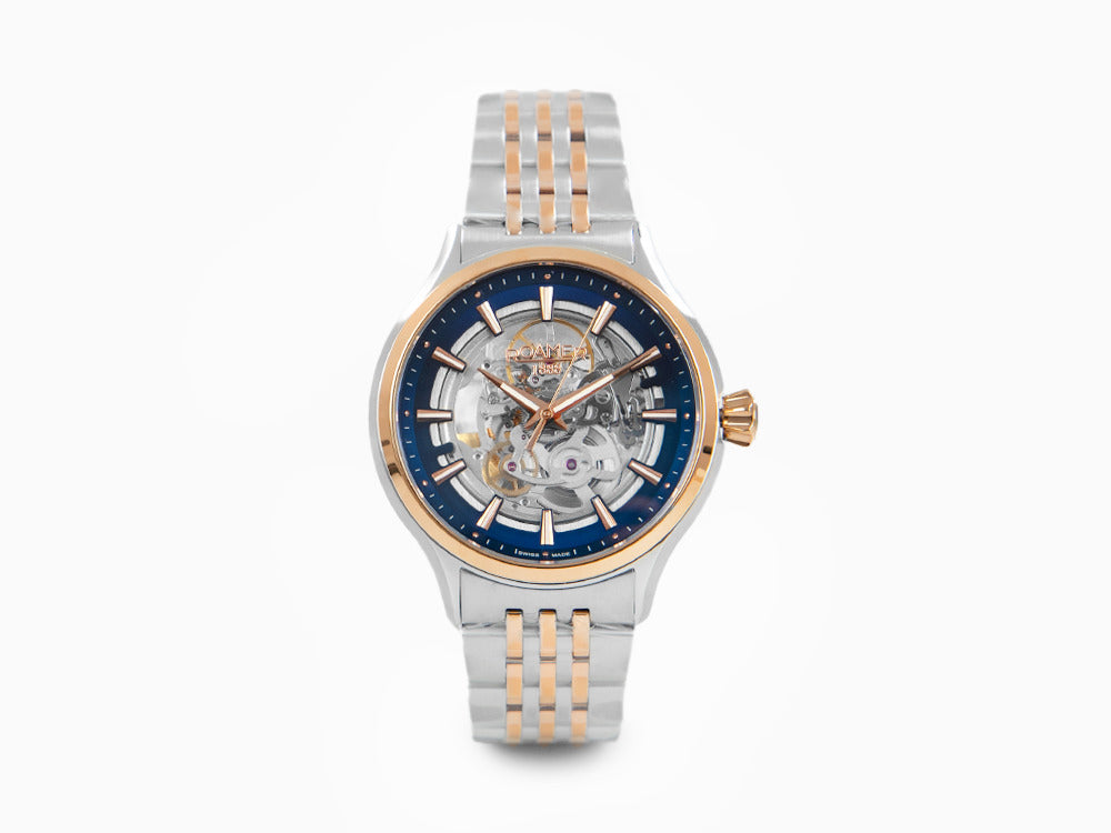 Roamer Competence Skeleton III Automatic Watch, 43 mm, Blue, 101663 47 45 10N