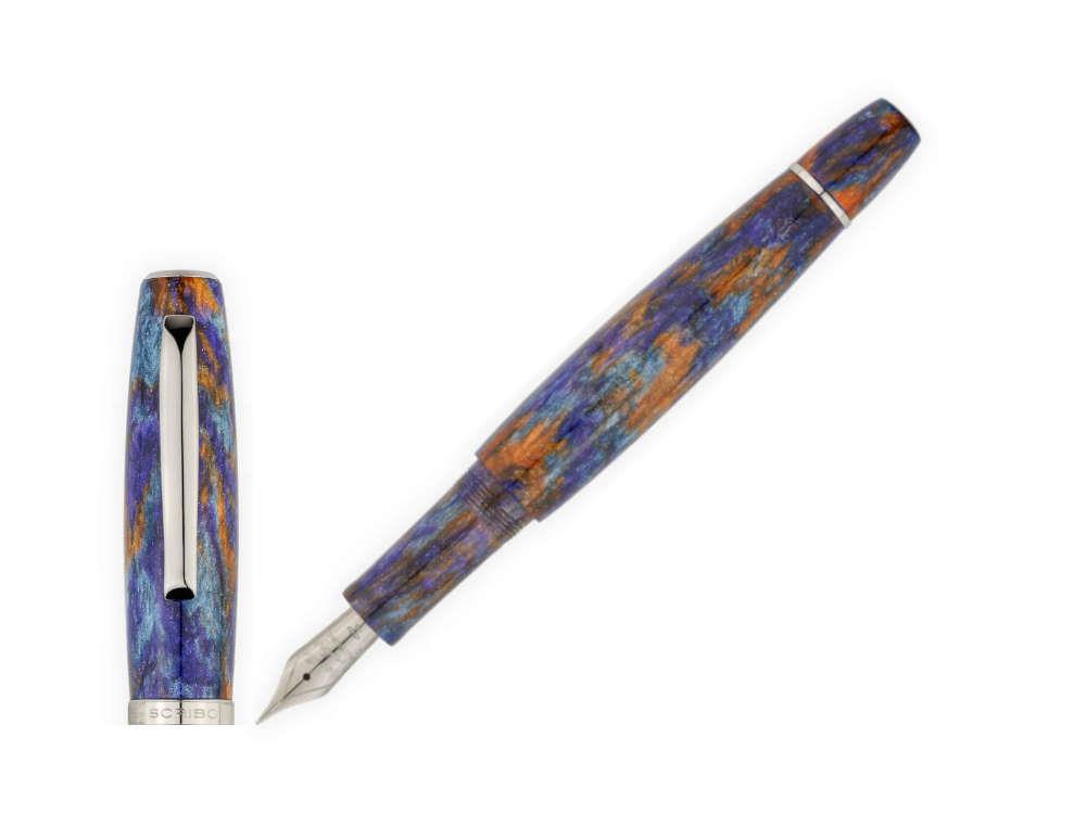 Scribo La Dotta Al Zigant Fountain Pen, 18K, Limited Ed, DOTFP11RT1803