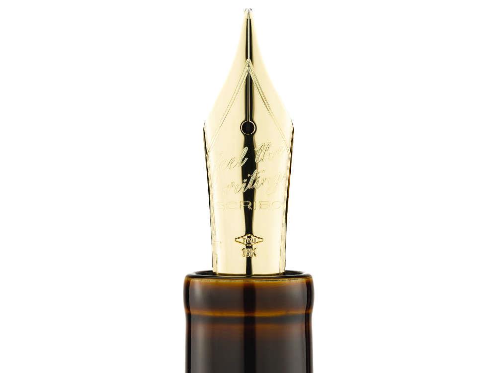 Scribo La Dotta Yamanaka Onsen Fountain Pen, 18K, DOTFP21YG1803