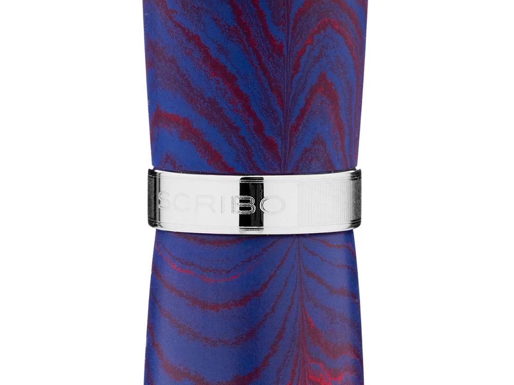 Scribo La Dotta Paradisus Fountain Pen, 18K, Blue, DOTFP25PL1803