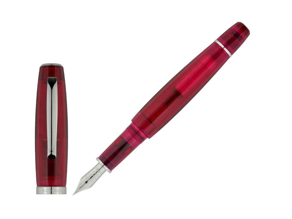 Scribo Feel Ombre Magenta Fountain Pen, 14K, Limited Ed, FEEFP27RT1403