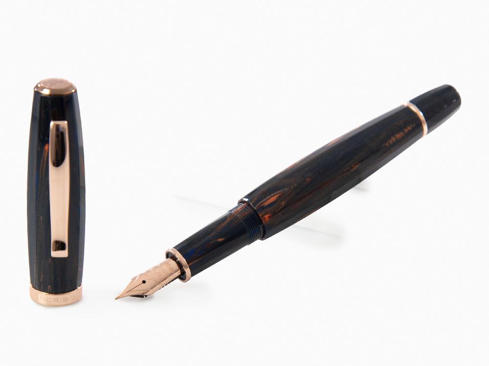 Scribo Feel Blu Califfo Fountain Pen, 14K, Limited Edition FEEFP31RG1403