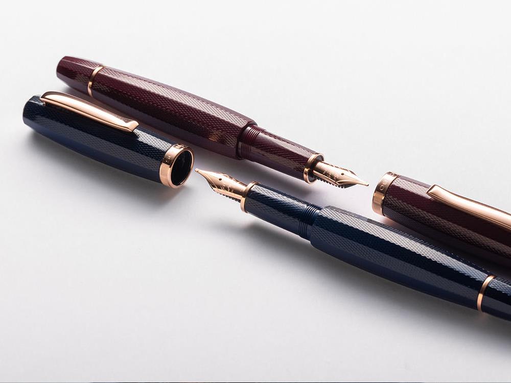 Scribo Feel Dandy Notturno Fountain Pen,18K Rose gold, FEEFP42RG1803