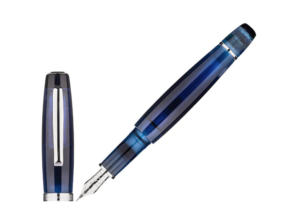 Scribo Feel Blu Sospeso Fountain Pen 14K, Limited Edition, FEEFP46PL1403