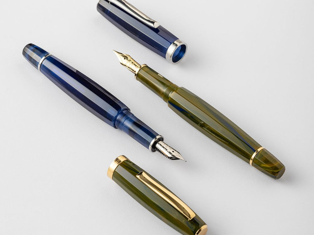 Scribo Feel Blu Sospeso Fountain Pen 18K, Limited Edition, FEEFP46PL1803