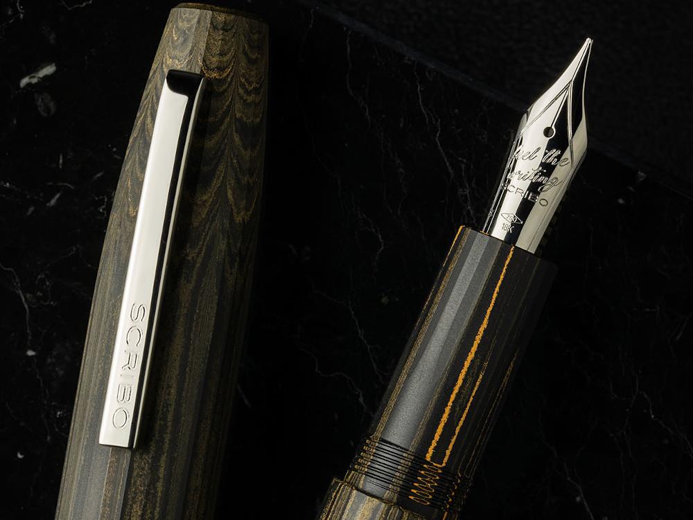 Scribo Flow Memoria Fountain Pen 14K, Limited Edition, FLOFP05PL1403