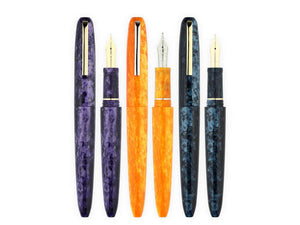 Scribo Piuma Ametista Fountain Pen, 14K, Limited Edition, PIUFP14YG1403