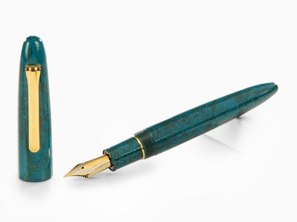 Sailor KOP Iro Miyabi II RAN-PEKI Fountain Pen, Ebonite, 10-1600-449