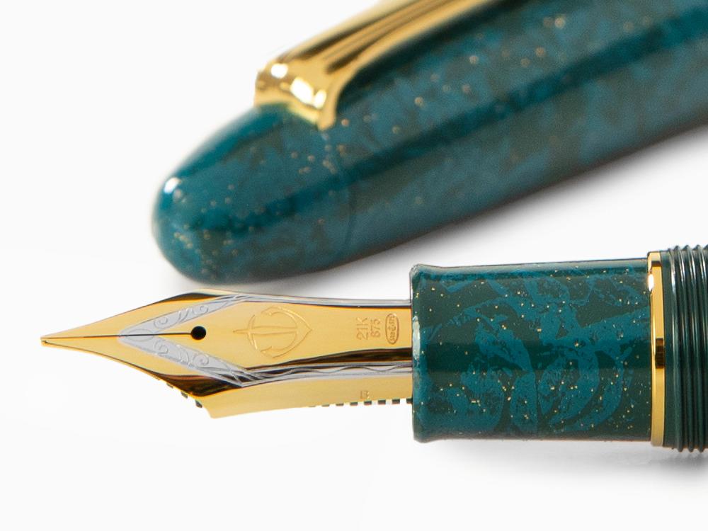 Sailor KOP Iro Miyabi II RAN-PEKI Fountain Pen, Ebonite, 10-1600-449