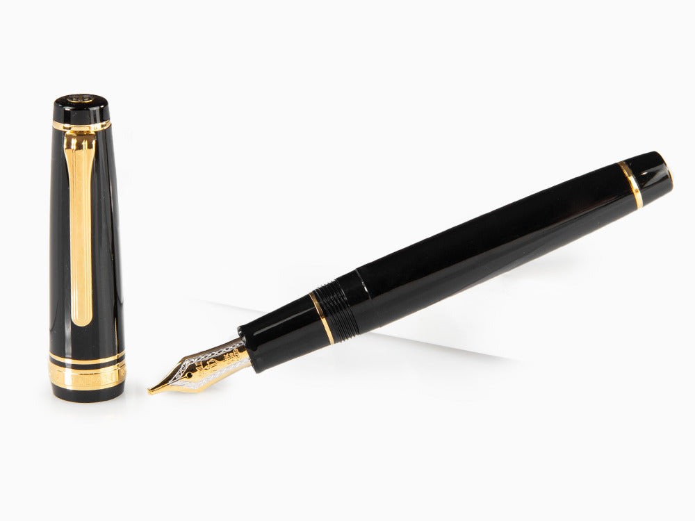 Sailor Professional Gear Gold 24k Fountain Pen, Black, 11-2036-420