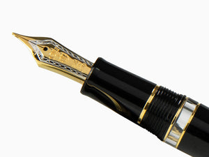 Sailor Professional Gear Realo Fountain Pen, Black, Gold, 11-3926-420