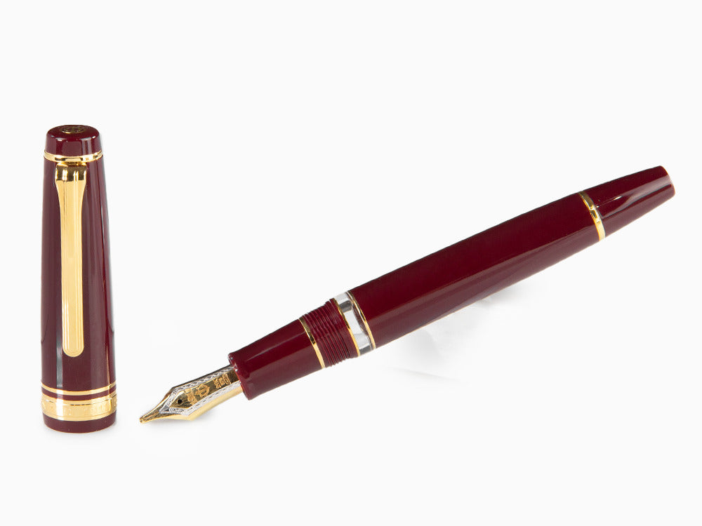 Sailor Professional Gear Realo Fountain Pen, Maroon, Gold, 11-3926-432