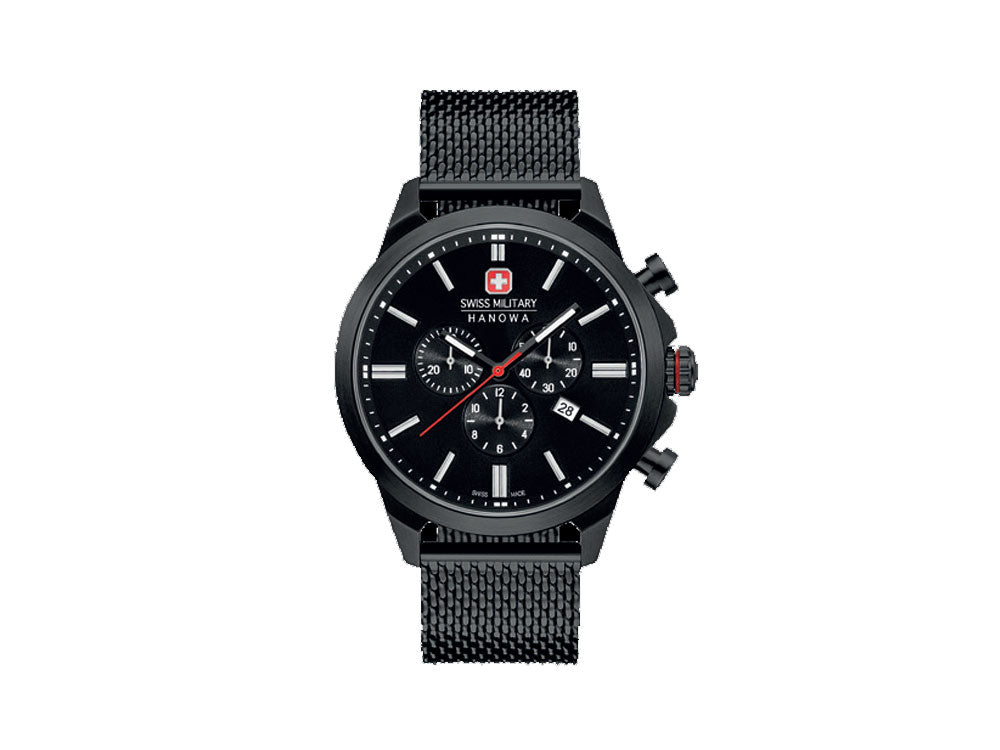 Swiss Military Hanowa Land Chrono Classic II Quartz Watch, Black, 6-3332.13.007