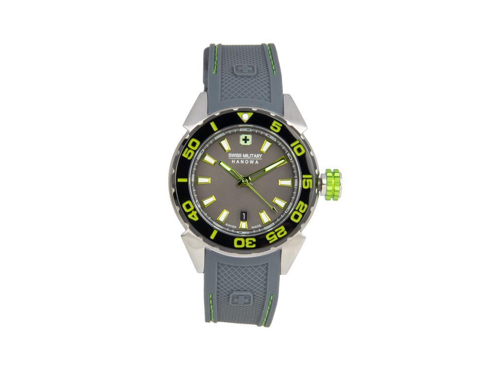 Swiss Military Hanowa Scuba Diver Lady Quartz Watch, Grey, 6-6323.04.009