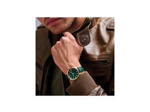 Swiss Military Hanowa Land Roadrunner Quartz Watch, Gold, Green, SMWGB2200111