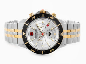 Swiss Military Hanowa Flagship Chrono X Quartz Watch, Silver, 43mm, SMWGI2100760