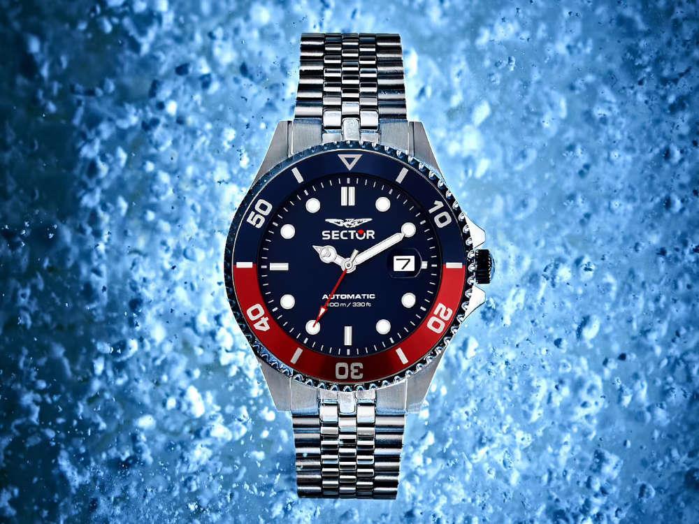 Sector No Limits 230 Automatic Watch, Blue, 43 mm, R3223161018