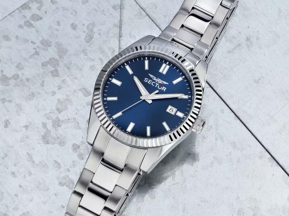 Sector No Limits 240 Quartz Watch, Blue, 41 mm, R3253240049