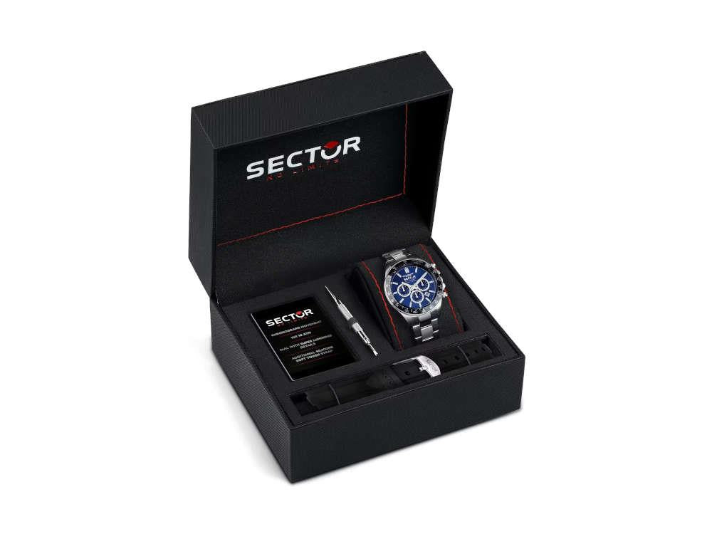 Sector No Limits 230 Quartz Watch, Blue, 43 mm, R3271661028