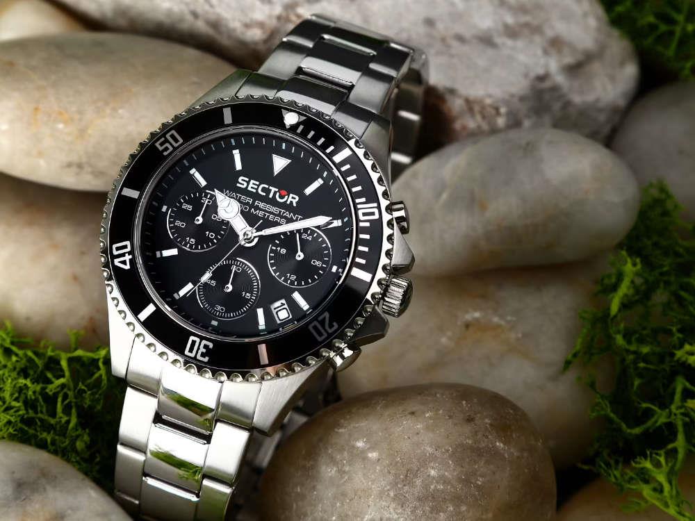 Sector No Limits 230 Quartz Watch, Black, 43 mm, R3273661009