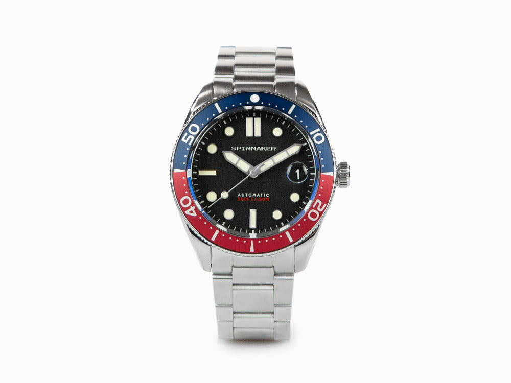 Spinnaker Croft Elemental Automatic Watch, Black, 40 mm, 15 atm, SP-5100-11