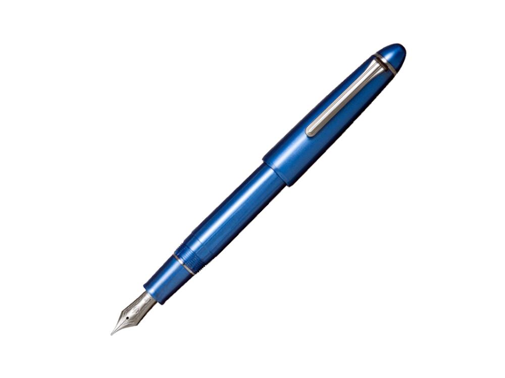 Sailor 1911 Ringless Metallic Simply Blue Fountain Pen, 11-8626-440
