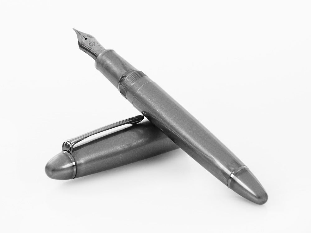 Sailor 1911 Ringless Metallic Simply Gray Fountain Pen, 11-8626-421