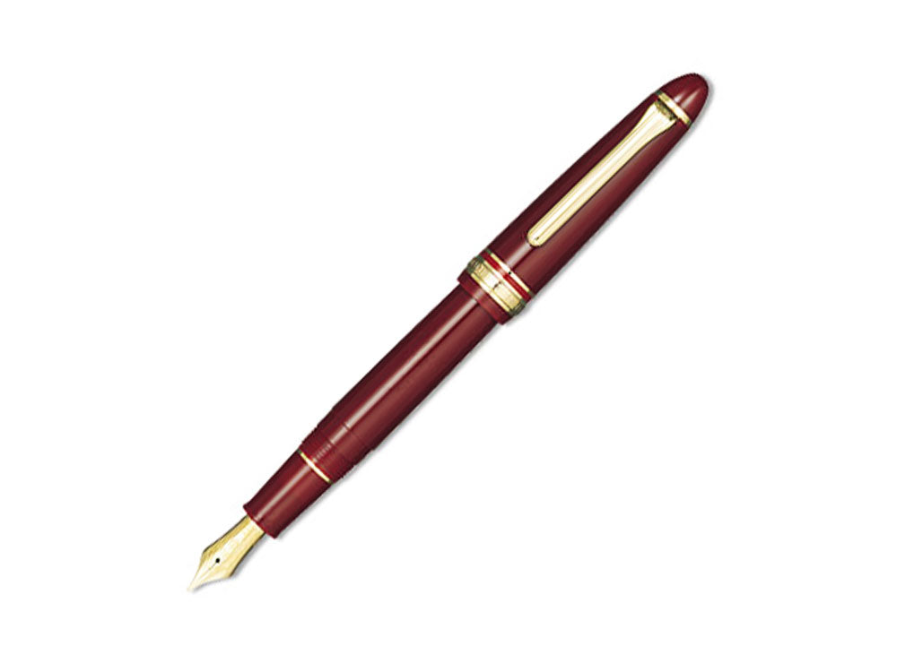 Sailor 1911 Standard Series Fountain Pen, Maroon, Gold trim, 11-1521-432