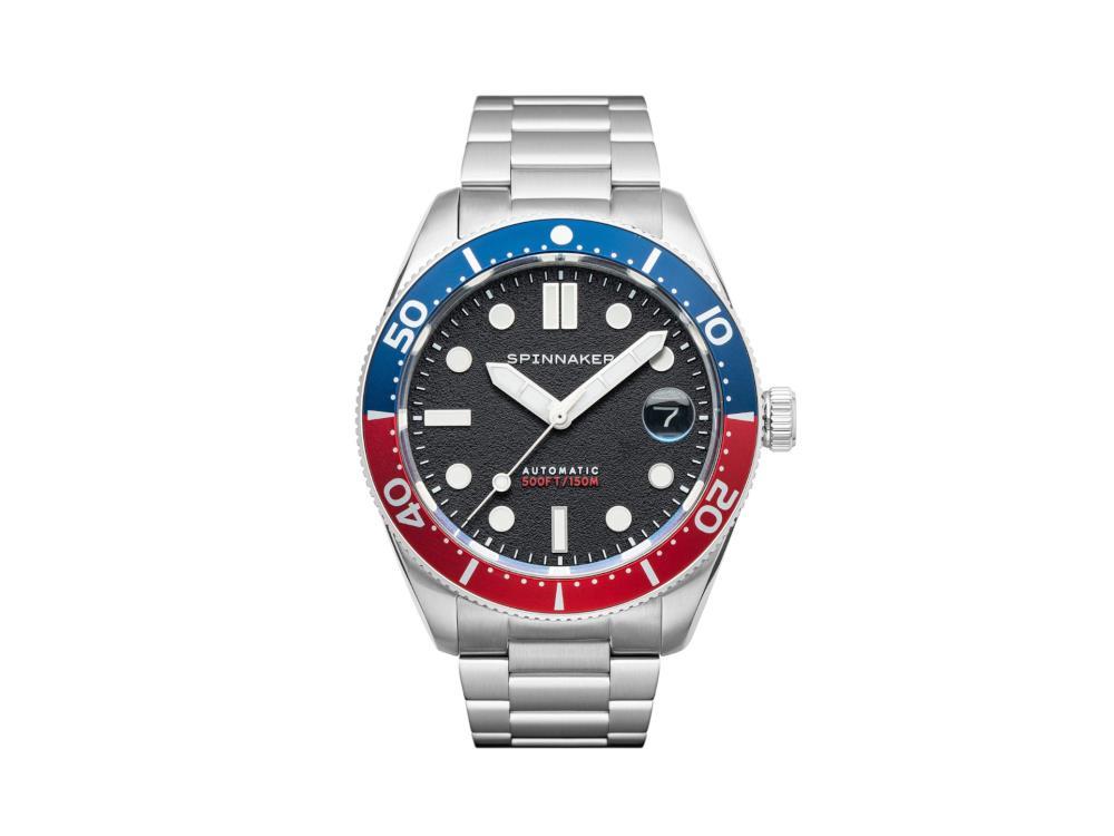Spinnaker Croft Elemental Automatic Watch, Black, 40 mm, 15 atm, SP-5100-11