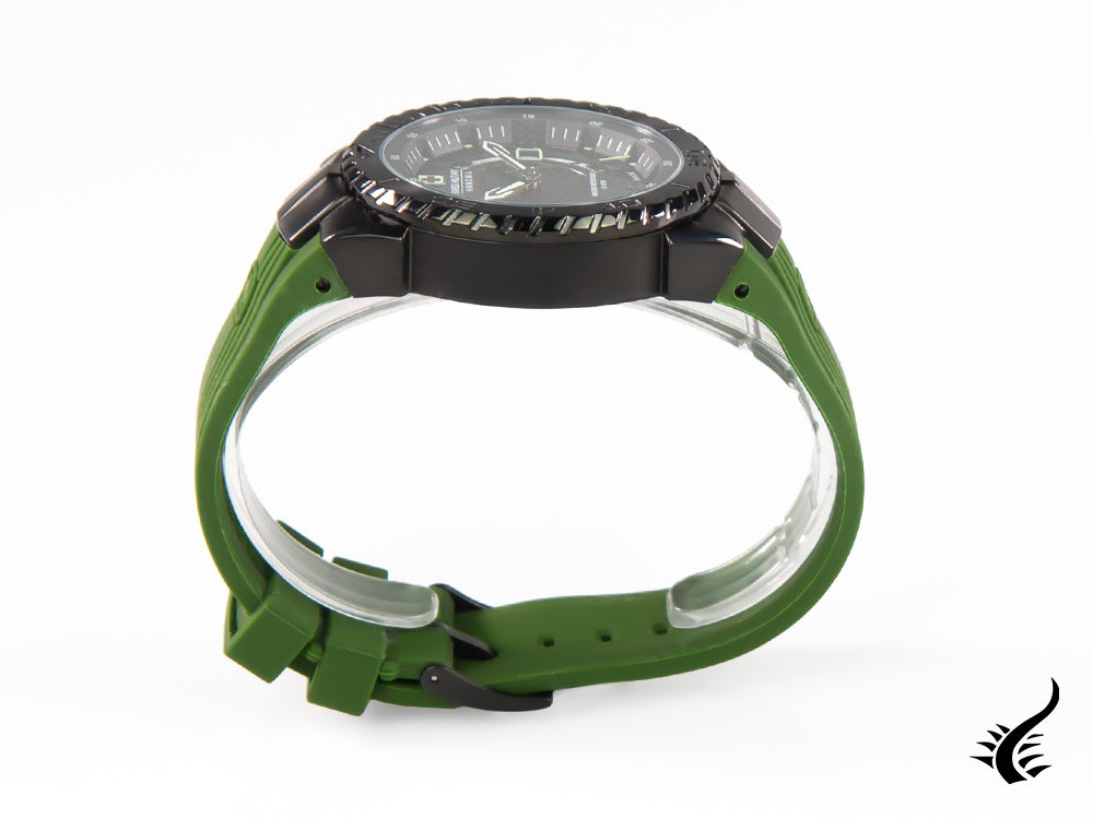 Swiss Military Hanowa Aqua Seaman Quartz Watch, Black, PVD, 6-4327.13.007.06