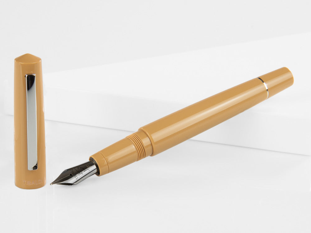 Tibaldi Infrangibile Fountain Pen, Nude, Stainless Steel, INFR-214-FP