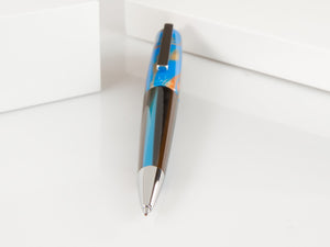 Tibaldi Infrangibile Peacock Blue Ballpoint pen, Resin, Blue, INFR-358-BP