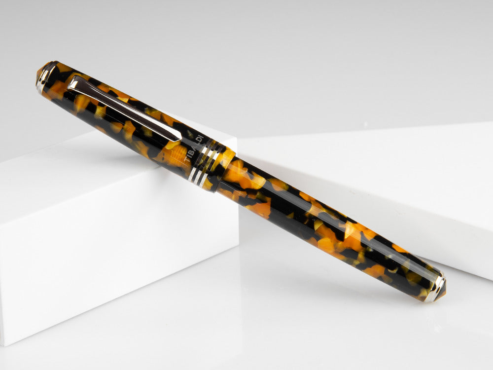 Tibaldi Nº60 Amber Yellow Rollerball pen, Resin, Palladium, N60-550-RB
