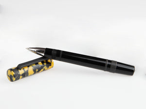 Tibaldi Perfecta LP Vinyl Yellow Rollerball pen, Resin, Palladium, PFC-512-RB