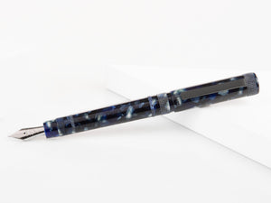 Tibaldi Perfecta Vinyl Stonewash Full Blue Fountain Pen, PFC-R781-FP