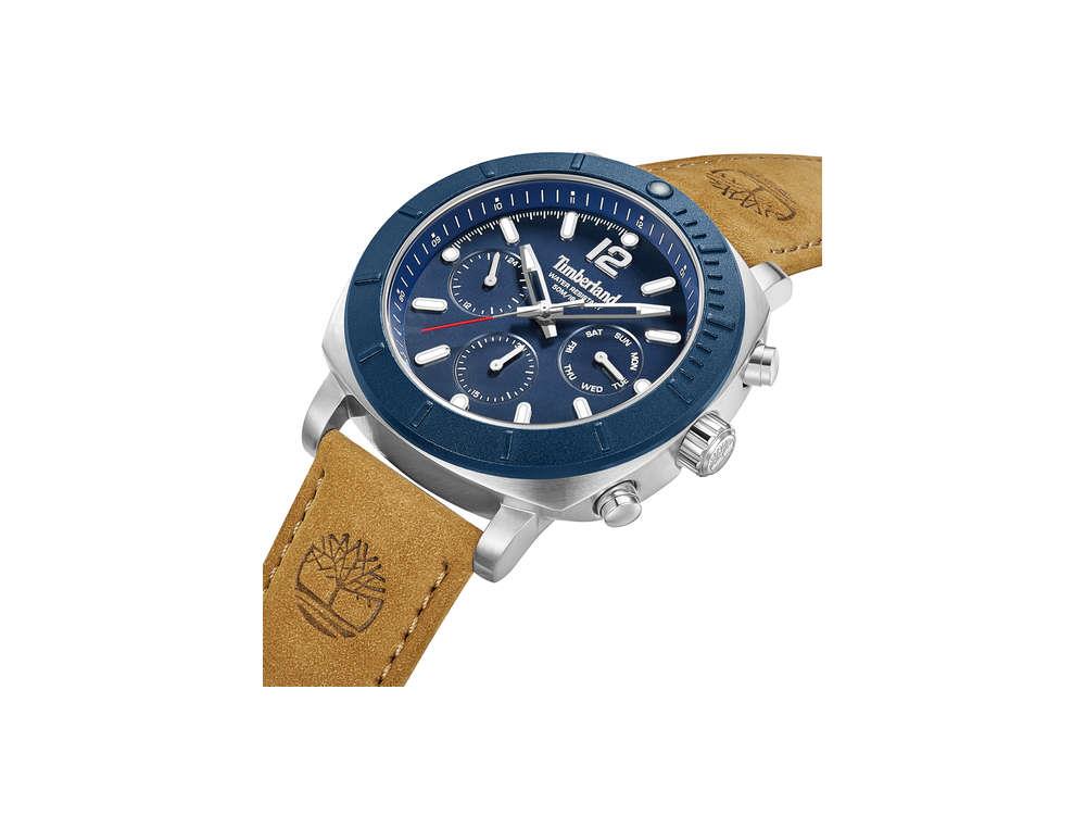 Timberland Pyperville Quartz Watch, Blue, 46 mm, TDWGF0074901